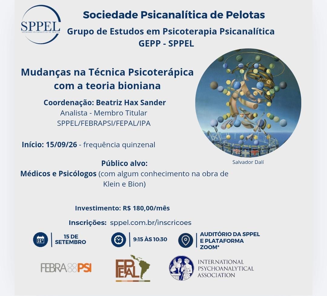 Mudanças na Técnica Psicoterápica com a Teoria Bioniana